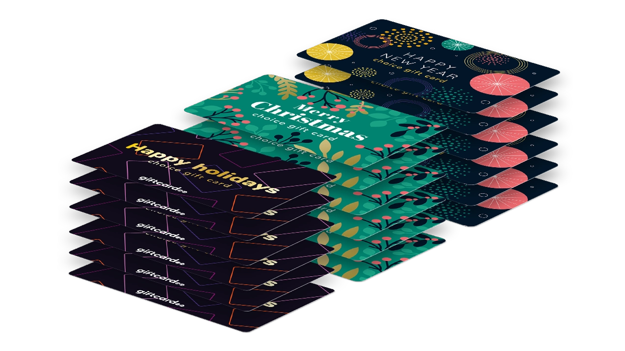 Buy gift cards in bulk as a Christmas gift